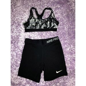 NIKE SET Sports Bra And Short